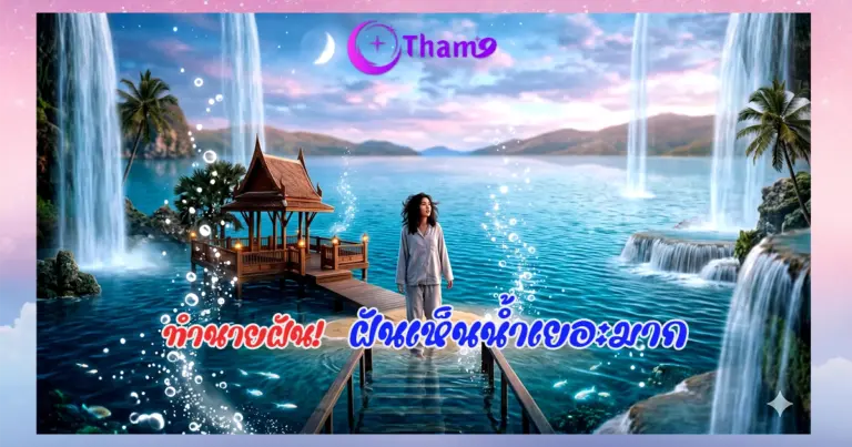 ฝันเห็นน้ำเยอะมาก