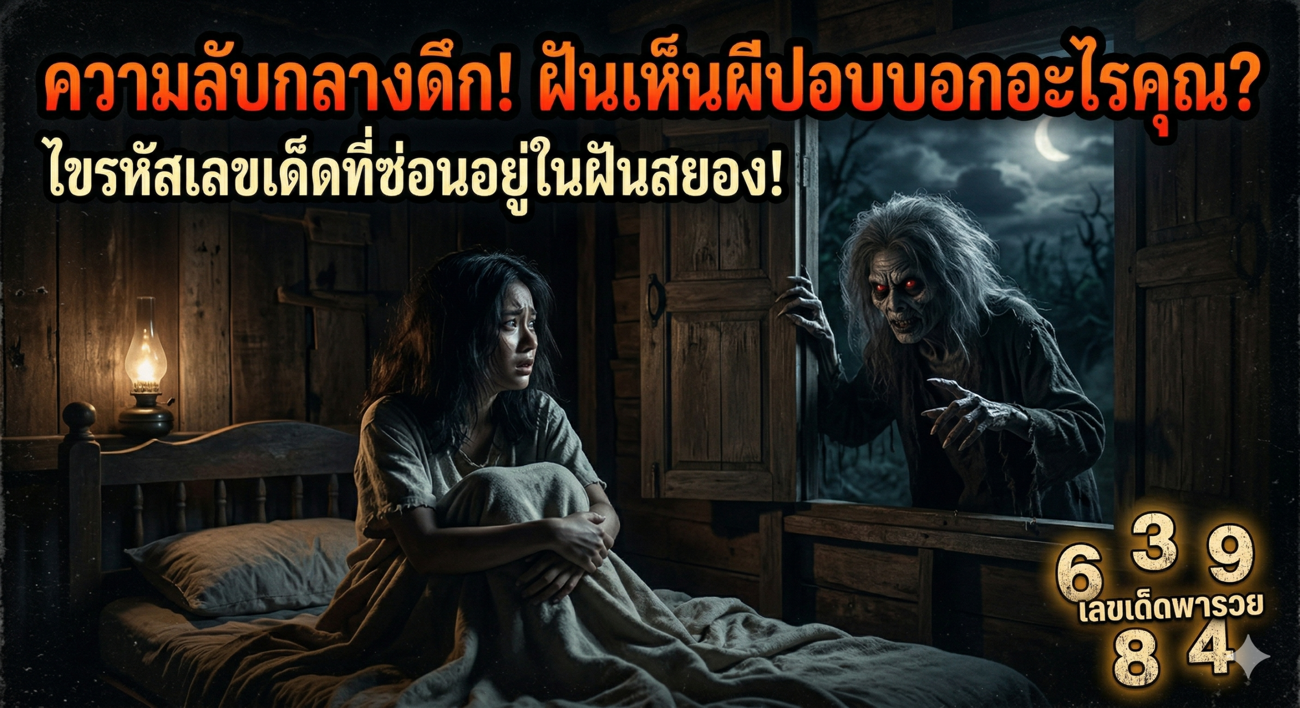 ฝันเห็นผีบอปกำลังบอกอะไรคุณ พร้อมไขรหัสเลขเด็ดที่ซ่อนอยู่ในฝันนี้